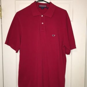 Red Vineyard Vines polo